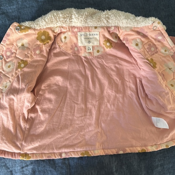 Wild Wawa Quilted jacket 12-18 months Rylee + Cru and Quincy Mae style - Picture 2 of 5